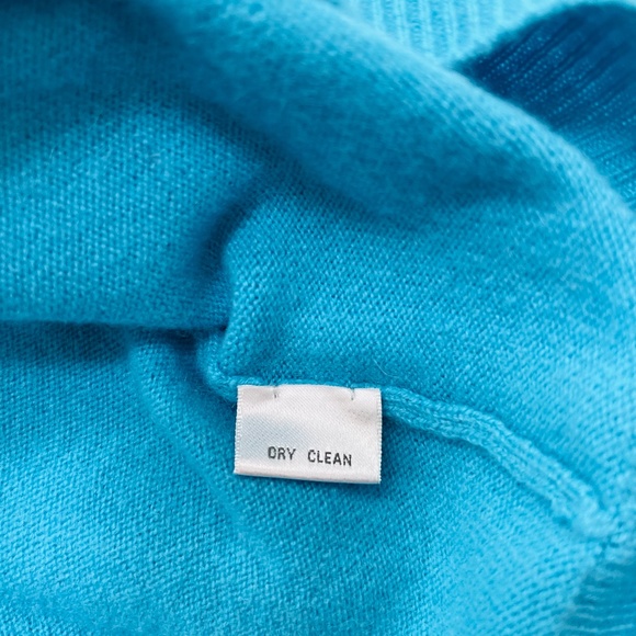 INVESTMENTS FINE 100% CASHMERE SWEATER IVORY SILK V NECK TOP SIZE XS - Picture 4 of 9